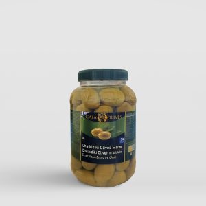 Συσκευασία PET (0.9kg) ολόκληρες ελιές