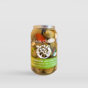 Ελιές μαριναρισμένες με Chimitsurri (Pet can 330ml)